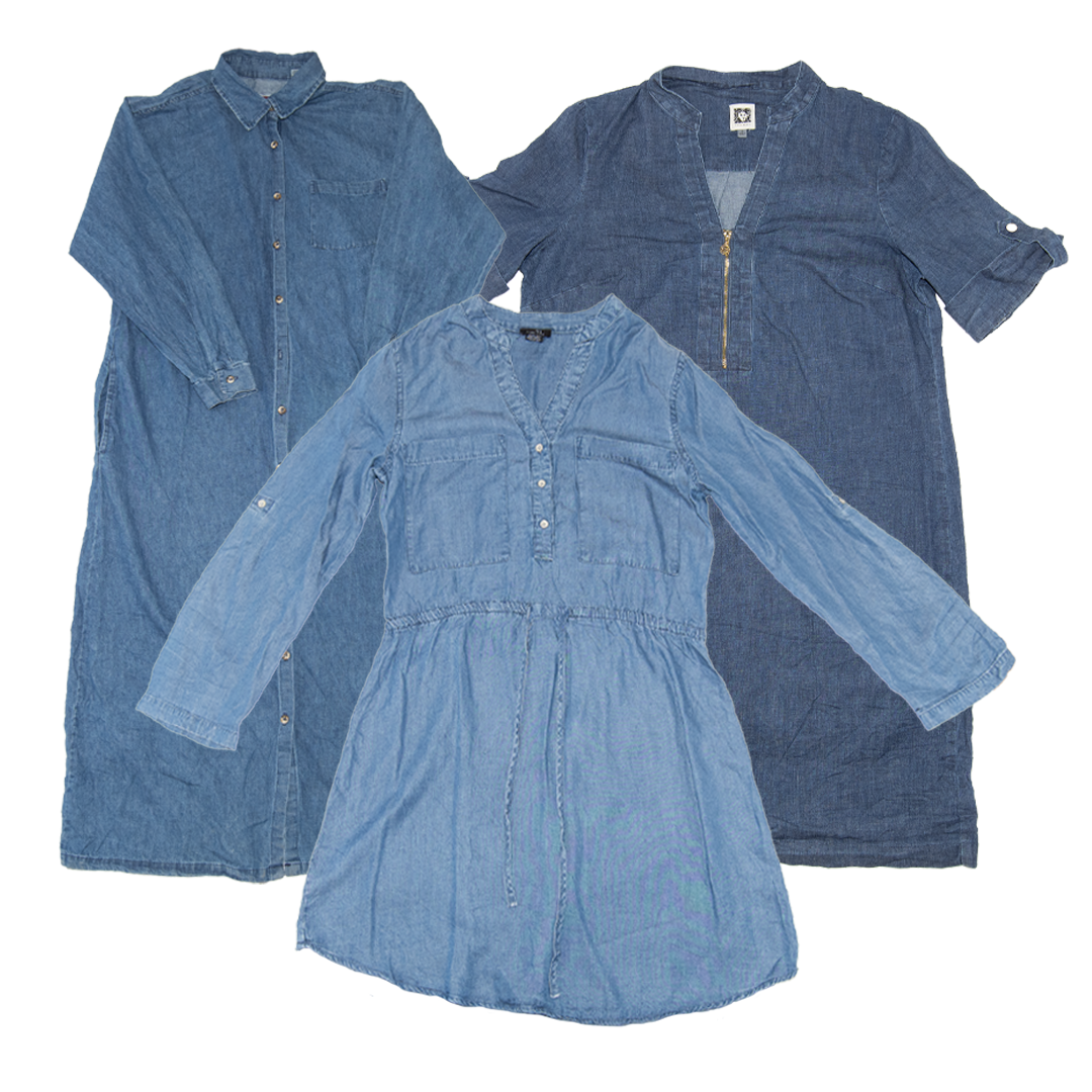 PACK VESTIDOS VAQUEROS DE MUJER