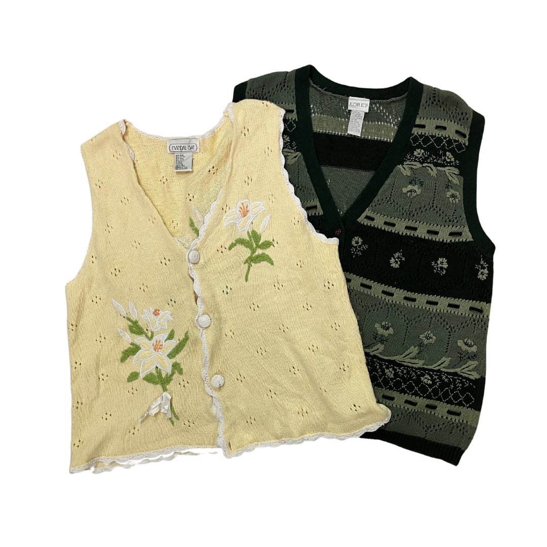 PACK CHALECOS DE PUNTO VINTAGE