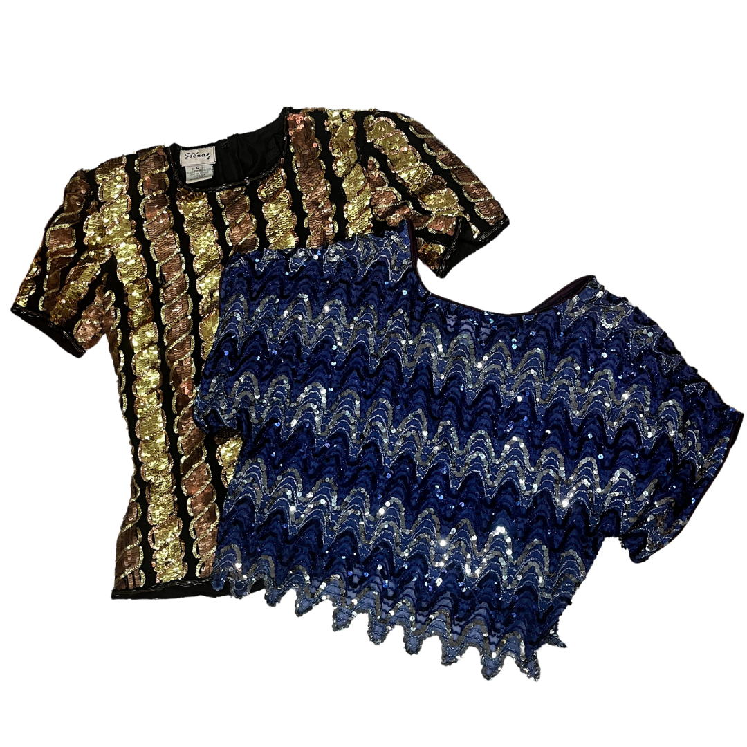 Kilo Pack Mix ropa de Fiesta-Brillo-pedreria-lentejuelas