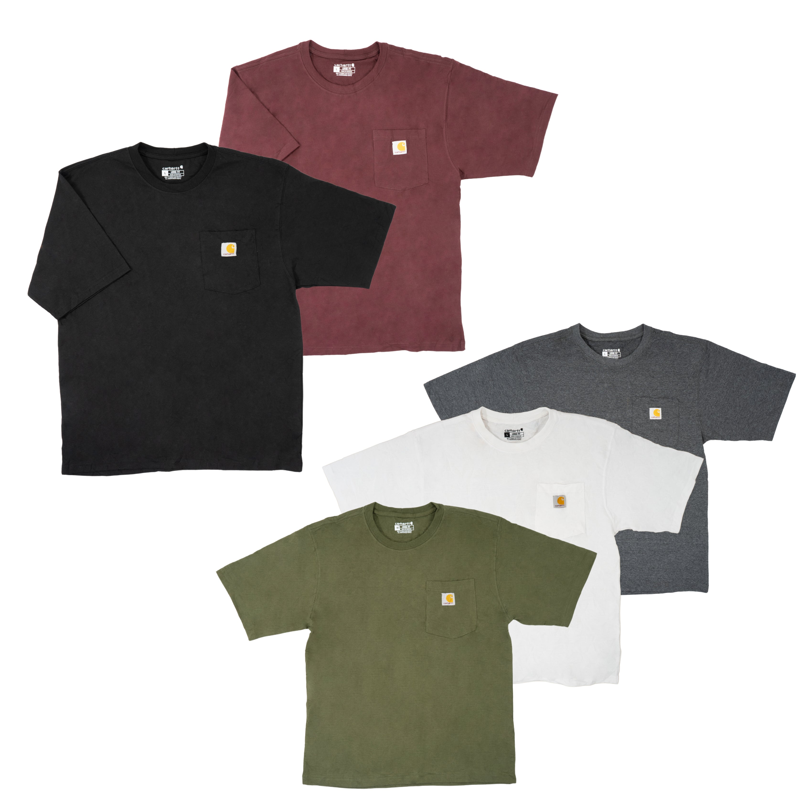 PACK CAMISETAS DE TRABAJO CARHARTT