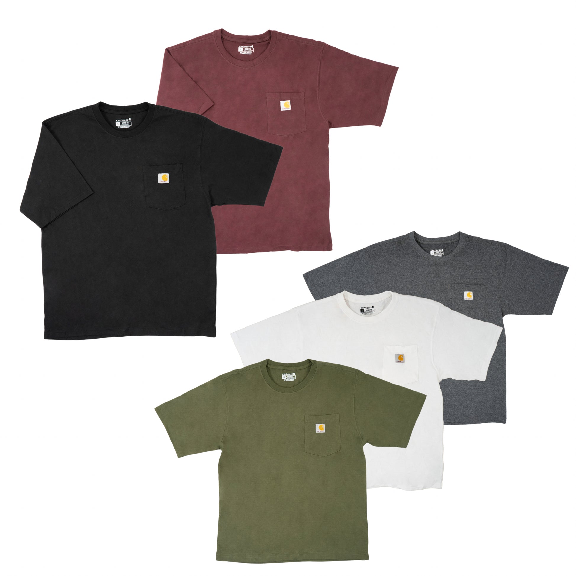 PACK CAMISETAS DE TRABAJO CARHARTT