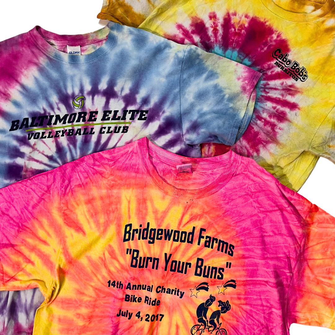 PACK CAMISETAS TIE DYE POR UNIDAD
