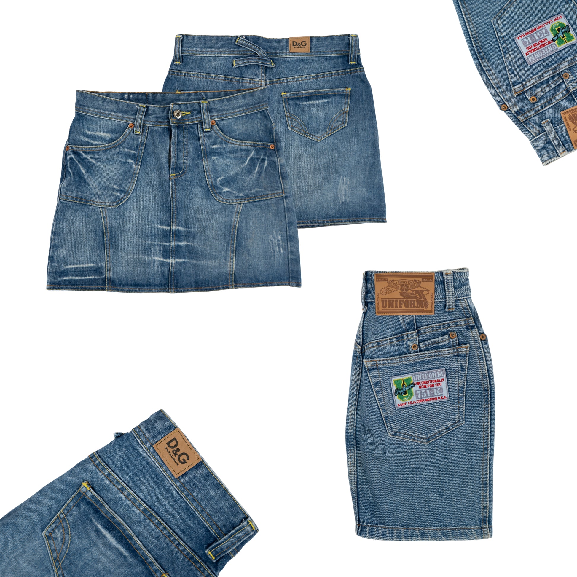 VINTAGE DENIM SKIRTS PACK