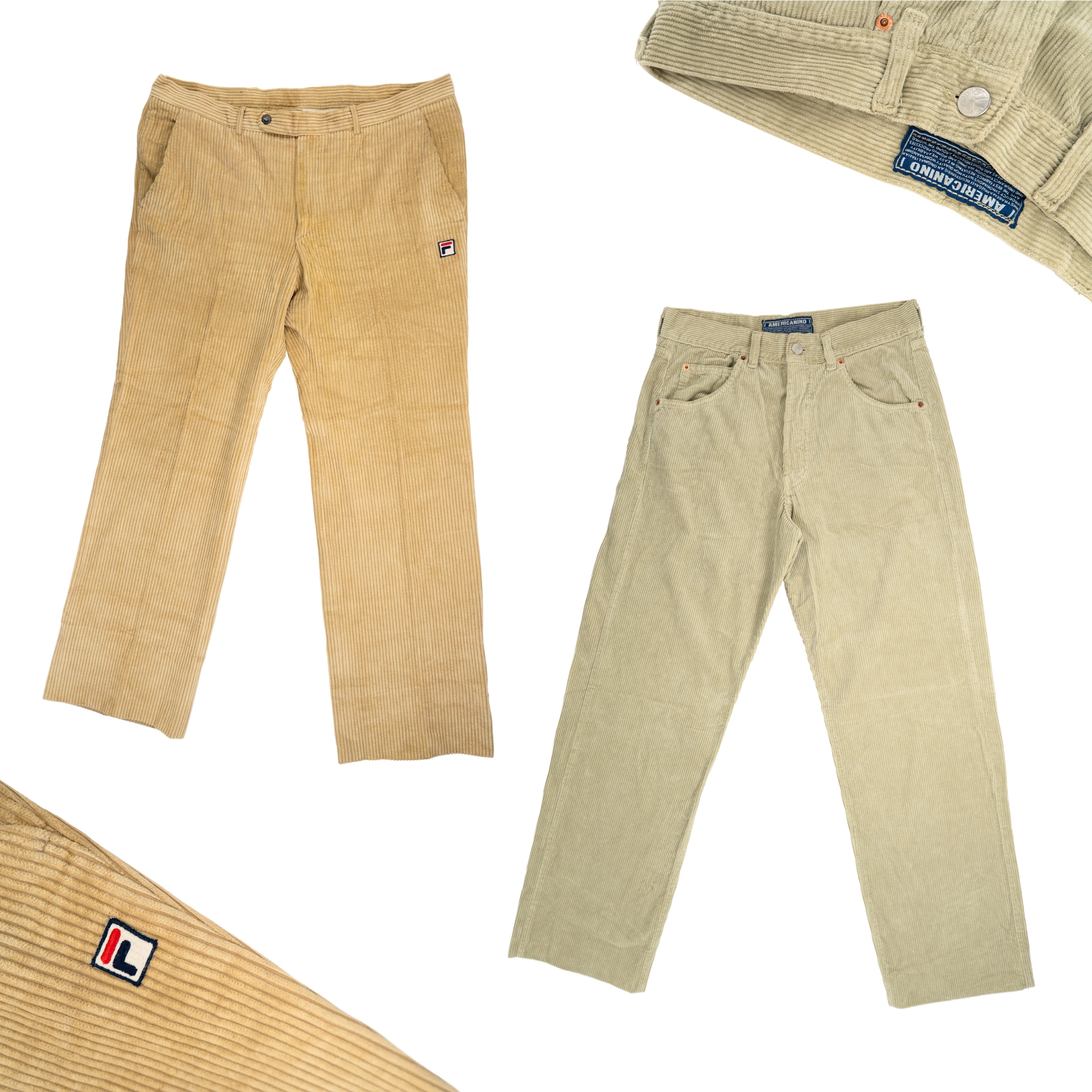 KILO PACK DE PANTALONES DE PANA CON MARCA/SIN MARCA