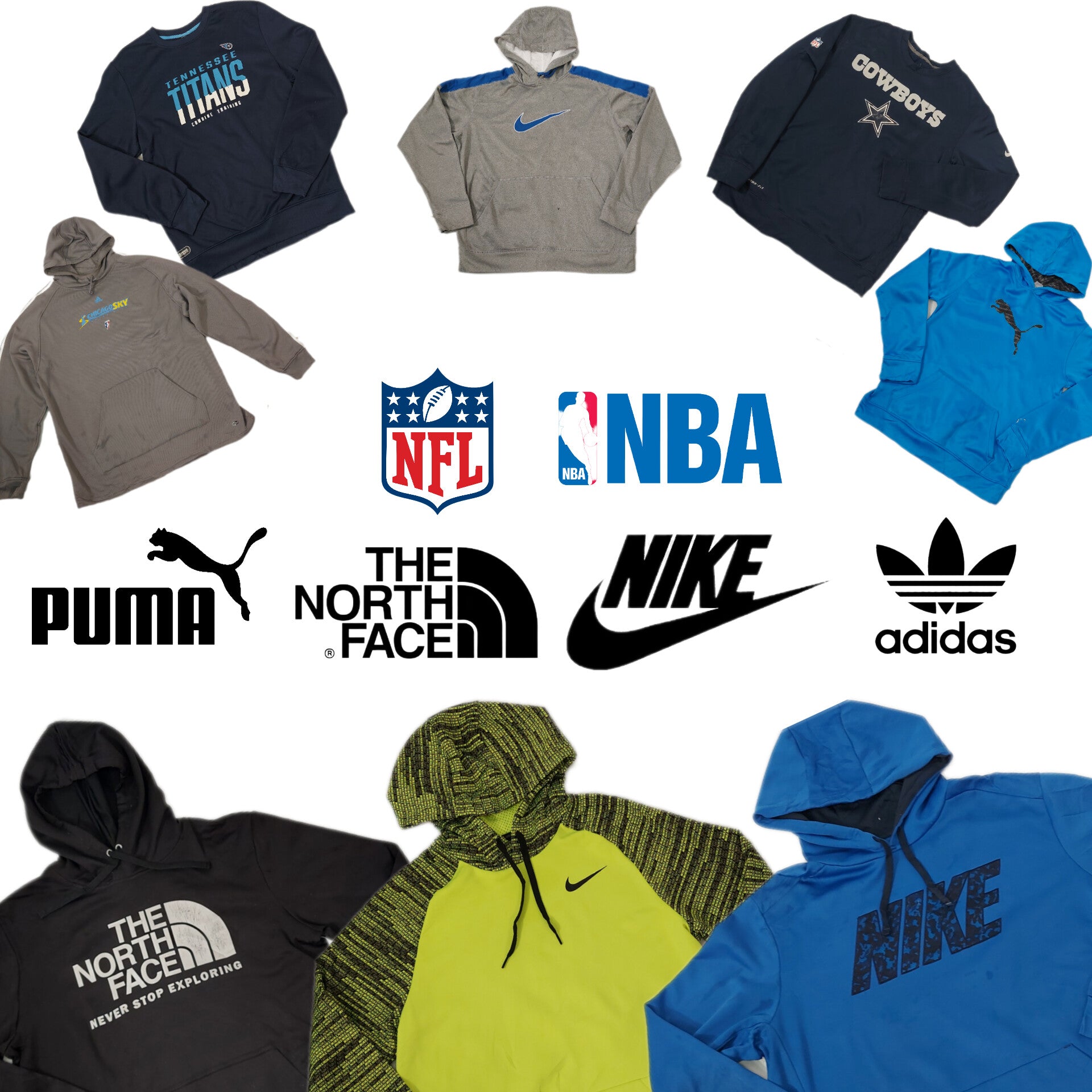 Pack de Sudaderas DEPORTIVAS de MARCA