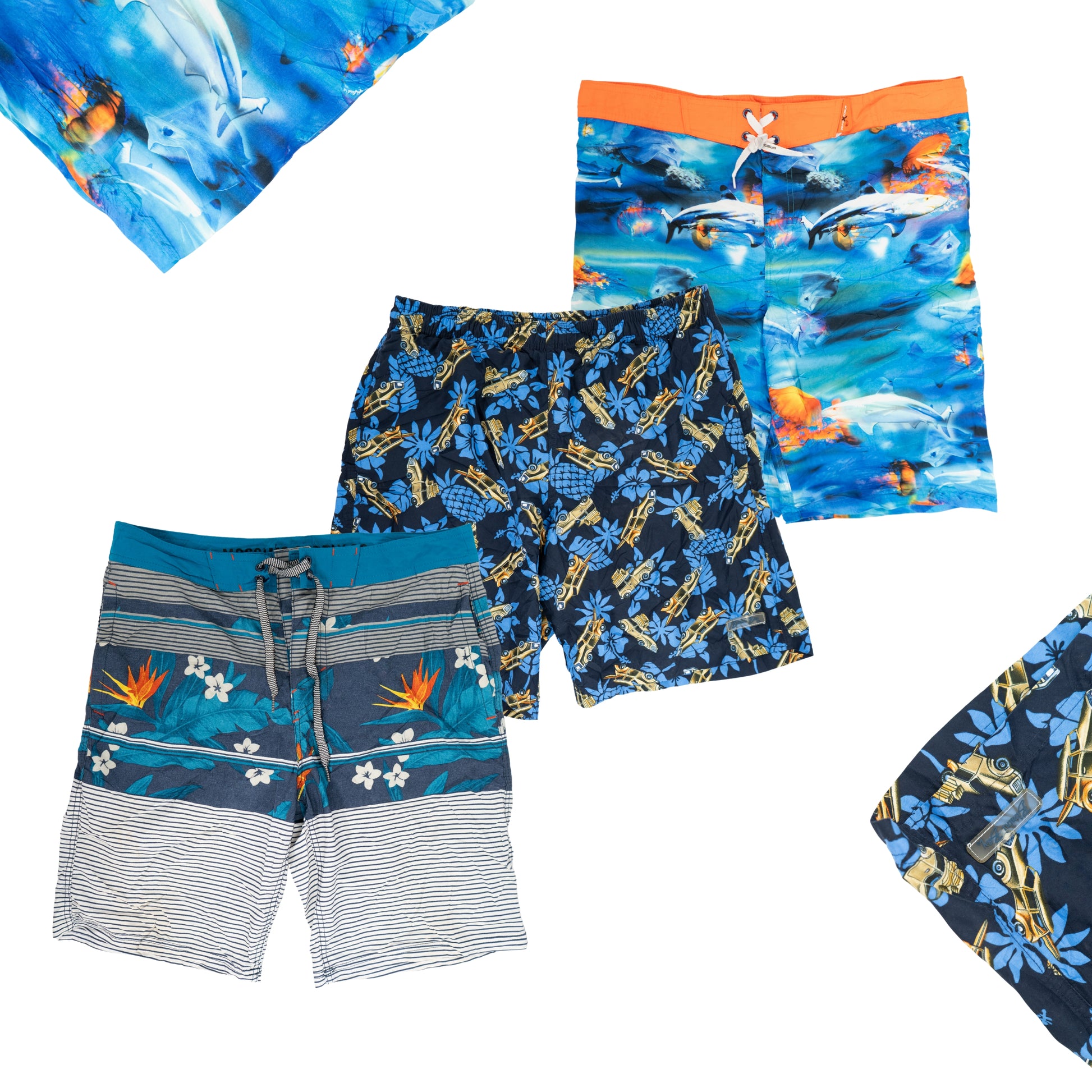 Pack von Badeanzügen Vintage/Hawainos für die Uni
