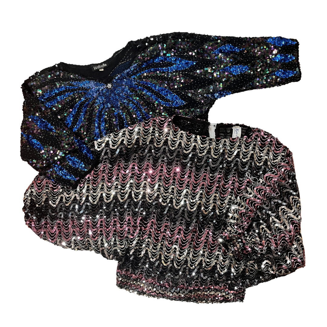 Kilo Pack Mix ropa de Fiesta-Brillo-pedreria-lentejuelas