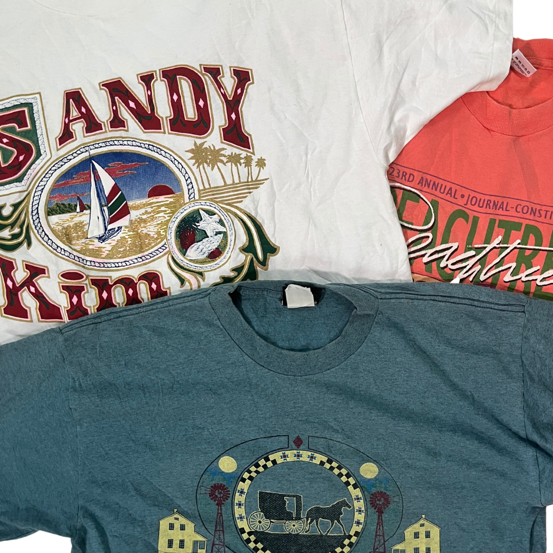 Pack de Camisetas Gráficas/Vintage