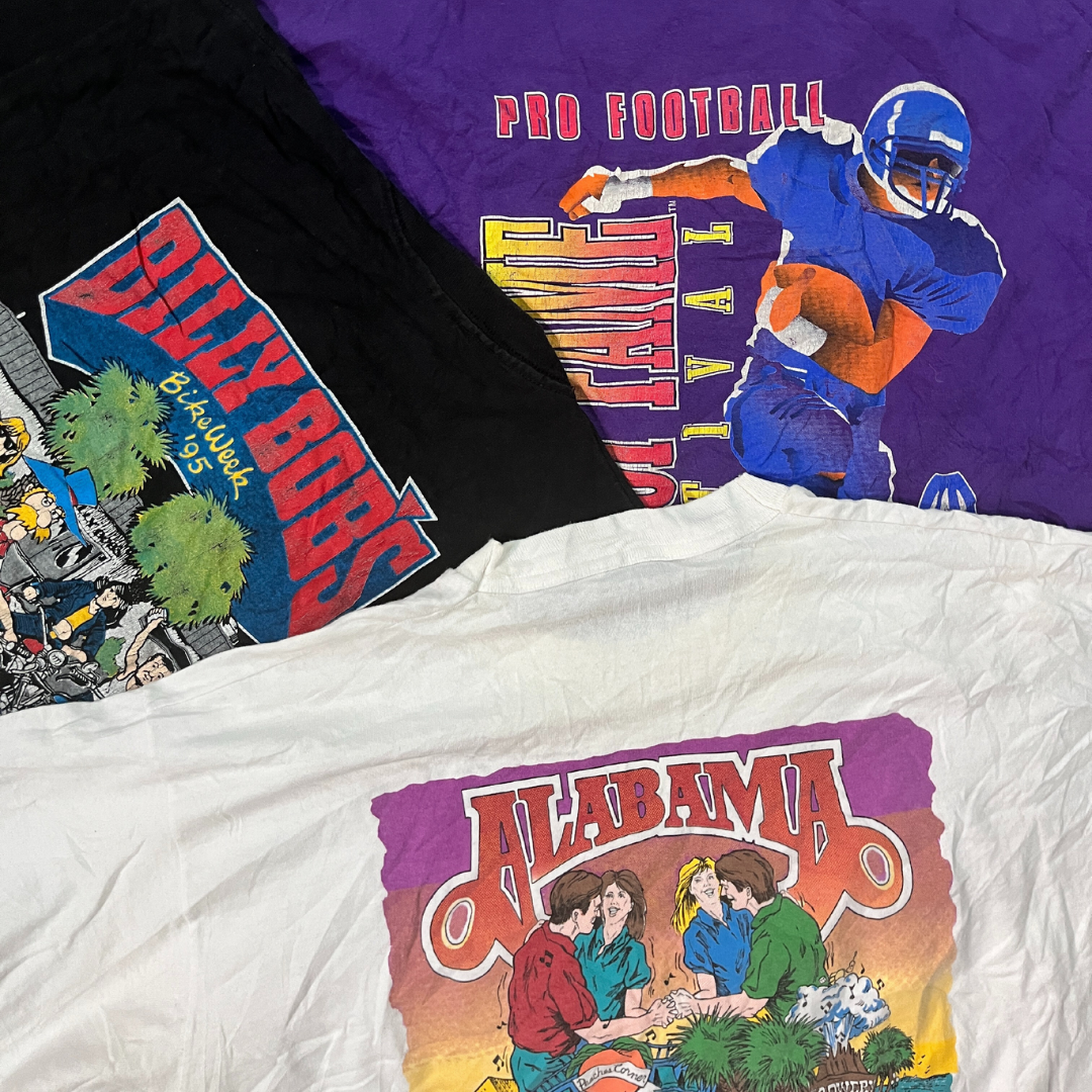 Pack de Camisetas Gráficas/Vintage