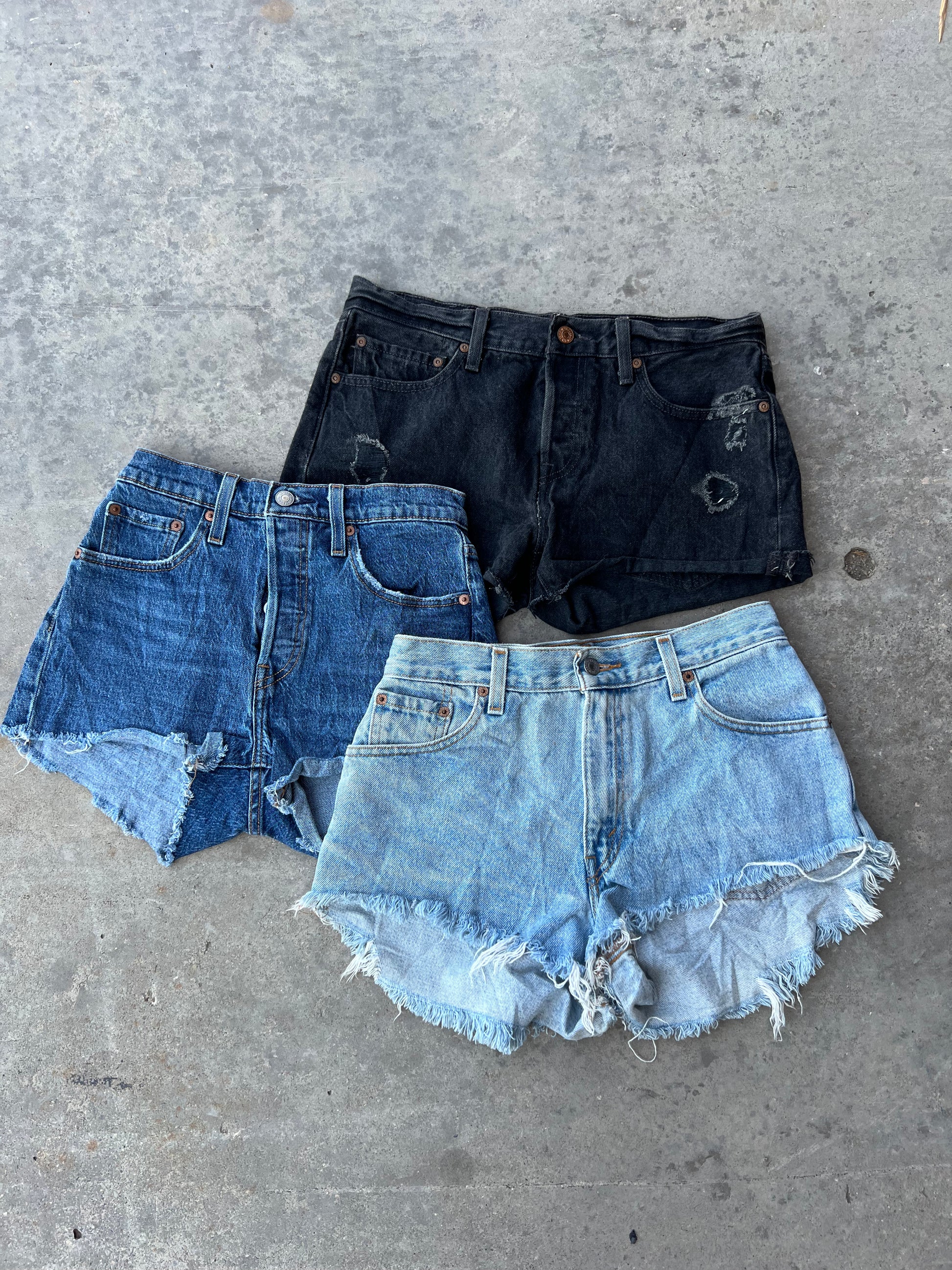 PACK PANTALONES CORTOS LEVIS DE MUJER
